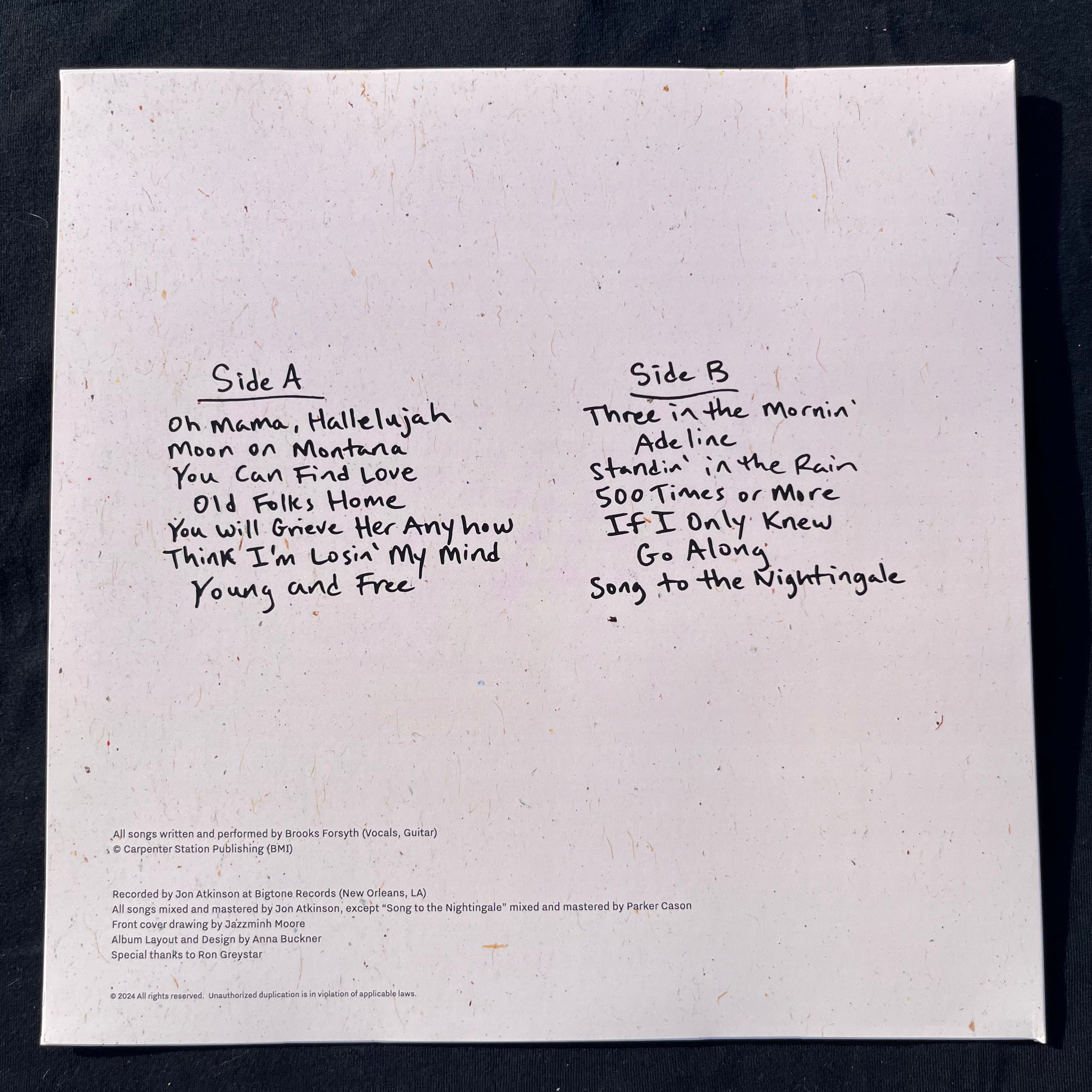 "Swamp Street Tapes" 12-inch Vinyl Record